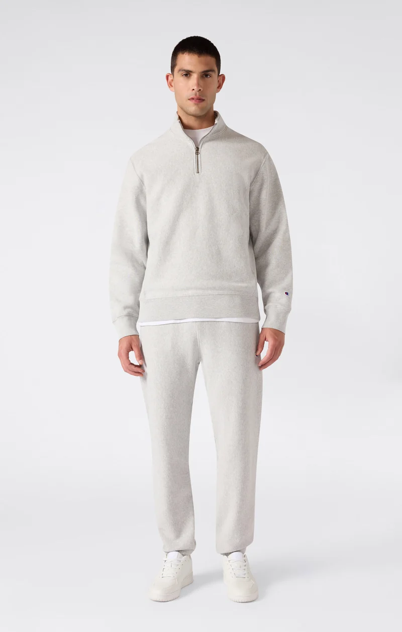 Men’s Reverse Weave Half-Zip Sweatshirt with Brushed Interior