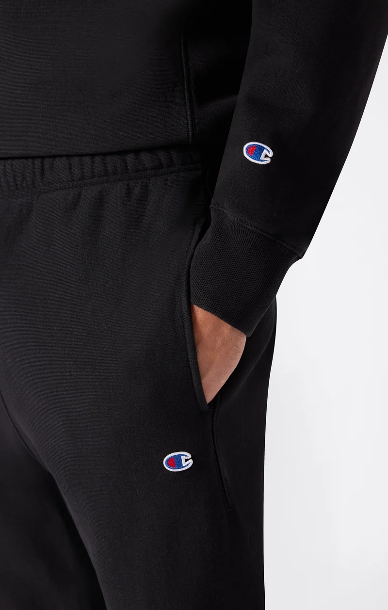 Men’s Reverse Weave Trousers with Elasticated Cuffs and Brushed Interior
