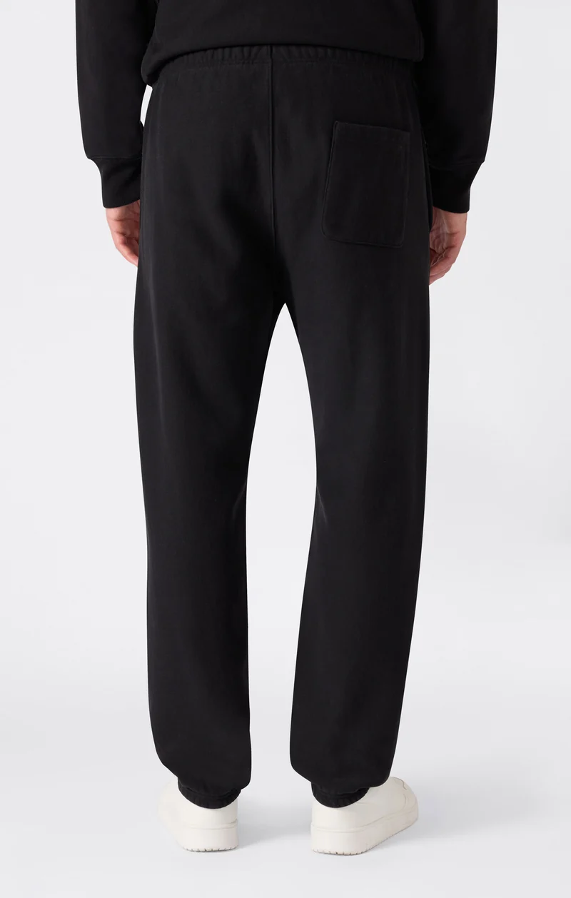 Men’s Reverse Weave Trousers with Elasticated Cuffs and Brushed Interior