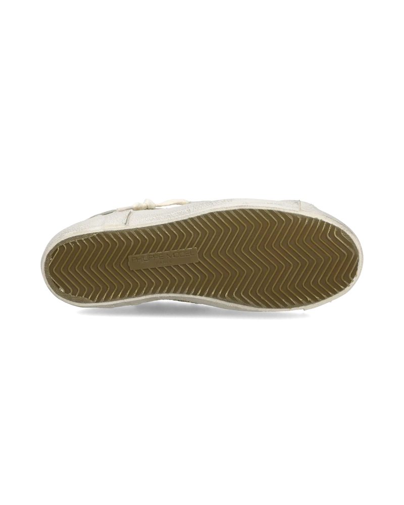 Sneakers Prsx Women, White Gold Green