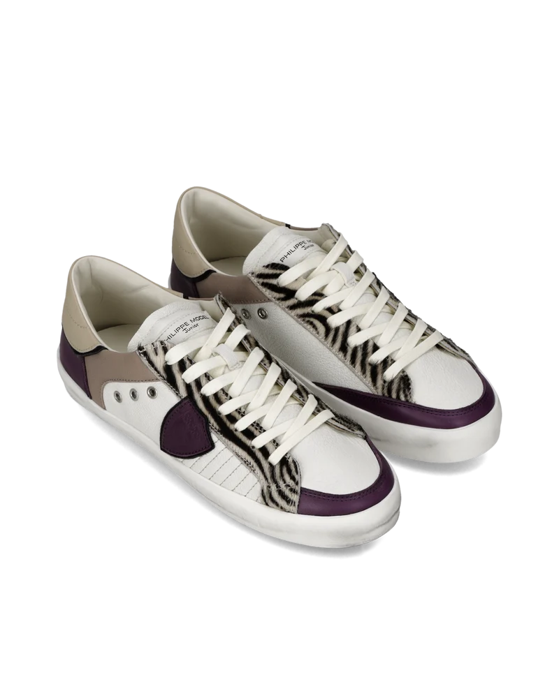 Sneaker Prsx Junior, White Purple