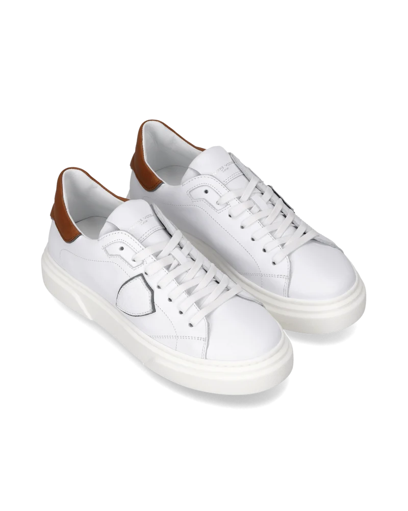 Sneakers Temple Junior, White Brown