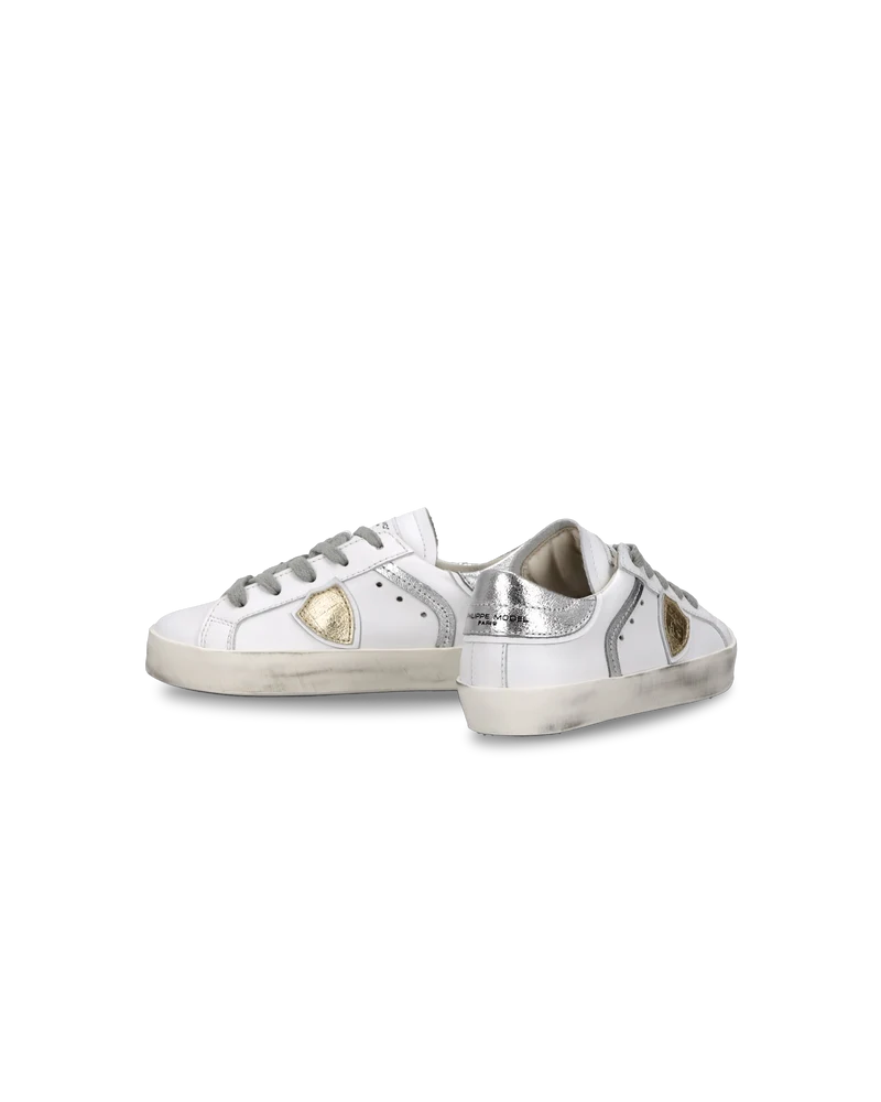 Sneaker Prsx Baby, White Silver