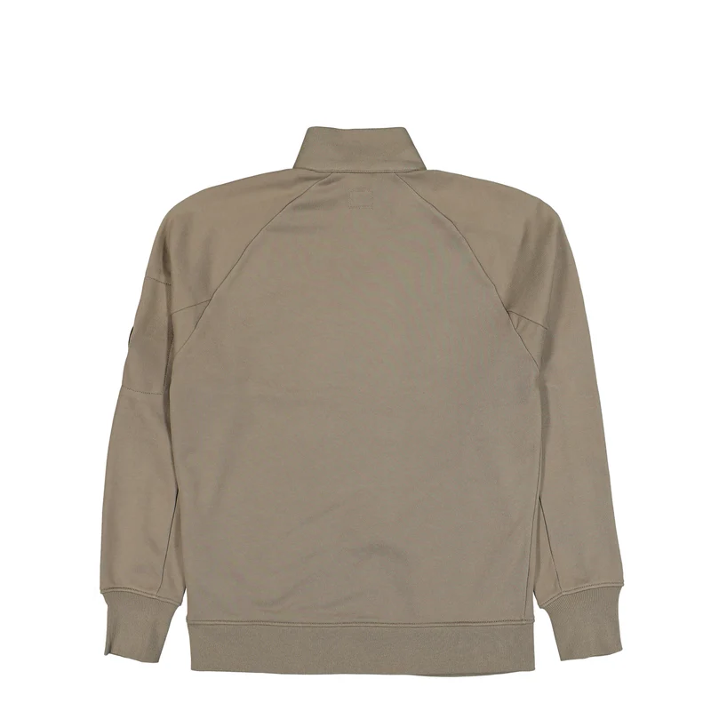 Diagonal Raised Fleece Half Zip Lens Sweatshirt