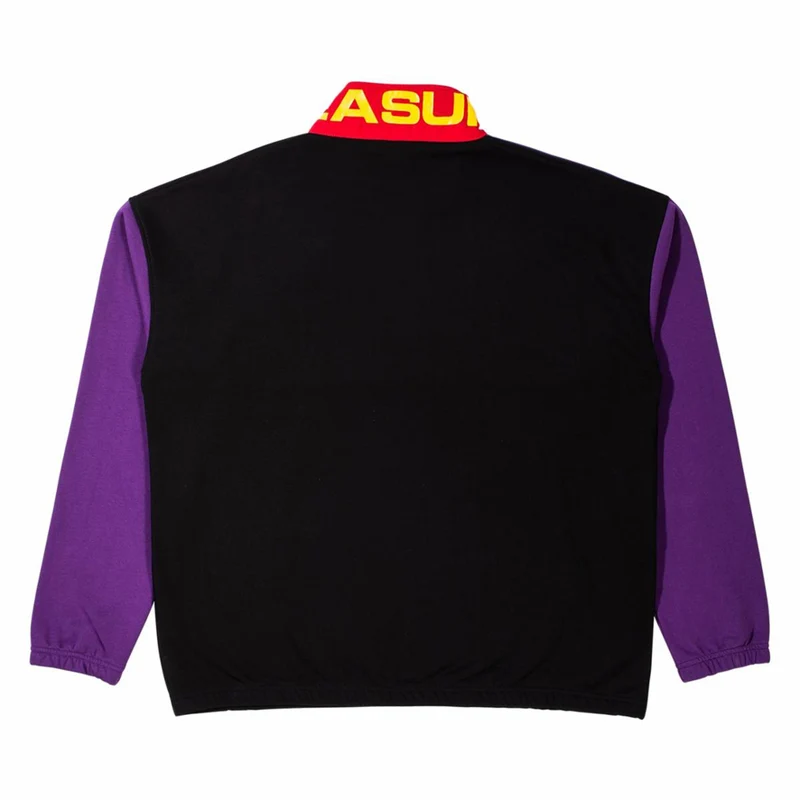 Misfit Color Block Half Zip Sweater