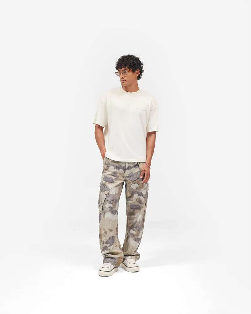 Reverse Resent T-Shirt - Flat White