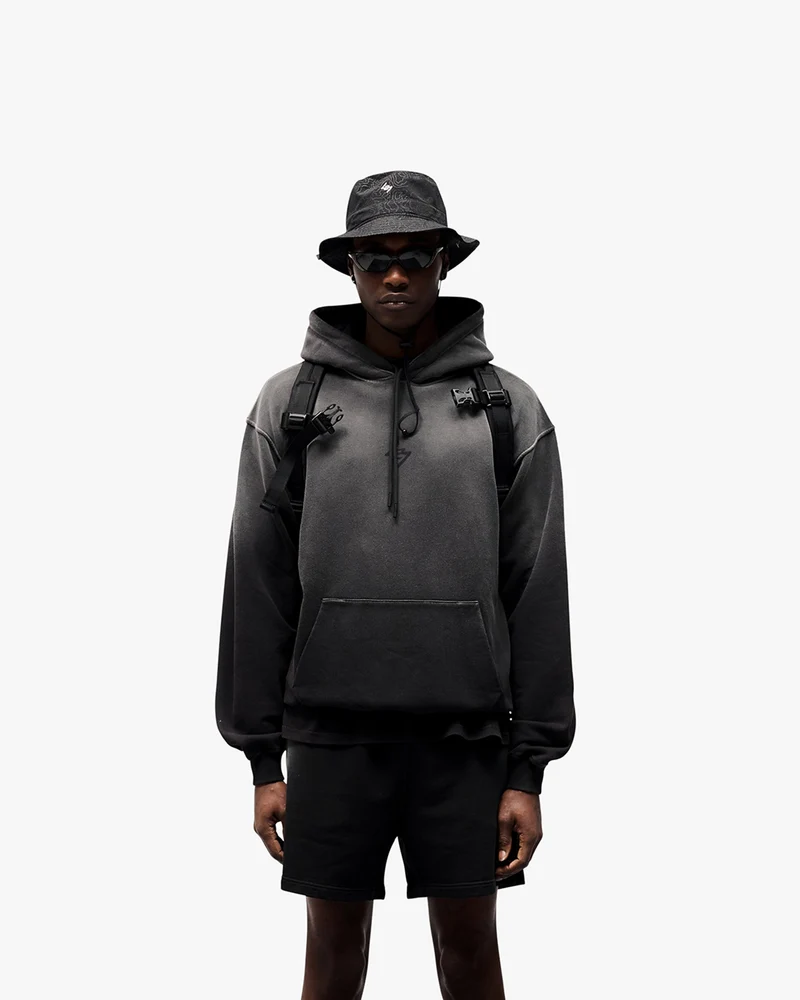 247 Motion Oversized Hoodie - Black
