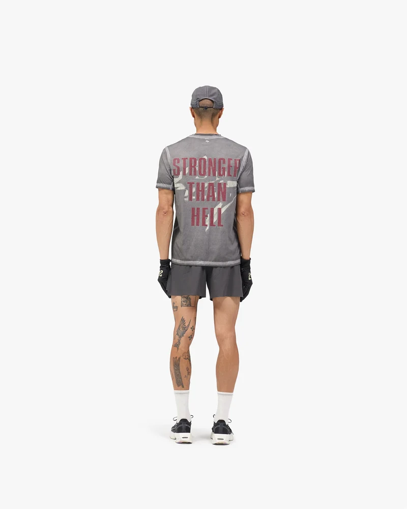 247 Race Short - Washed Grey
