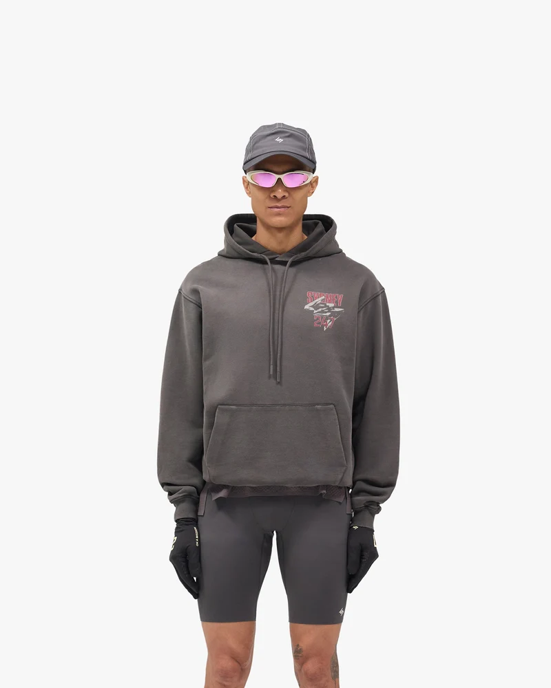 247 Sydney Hoodie - Washed Grey