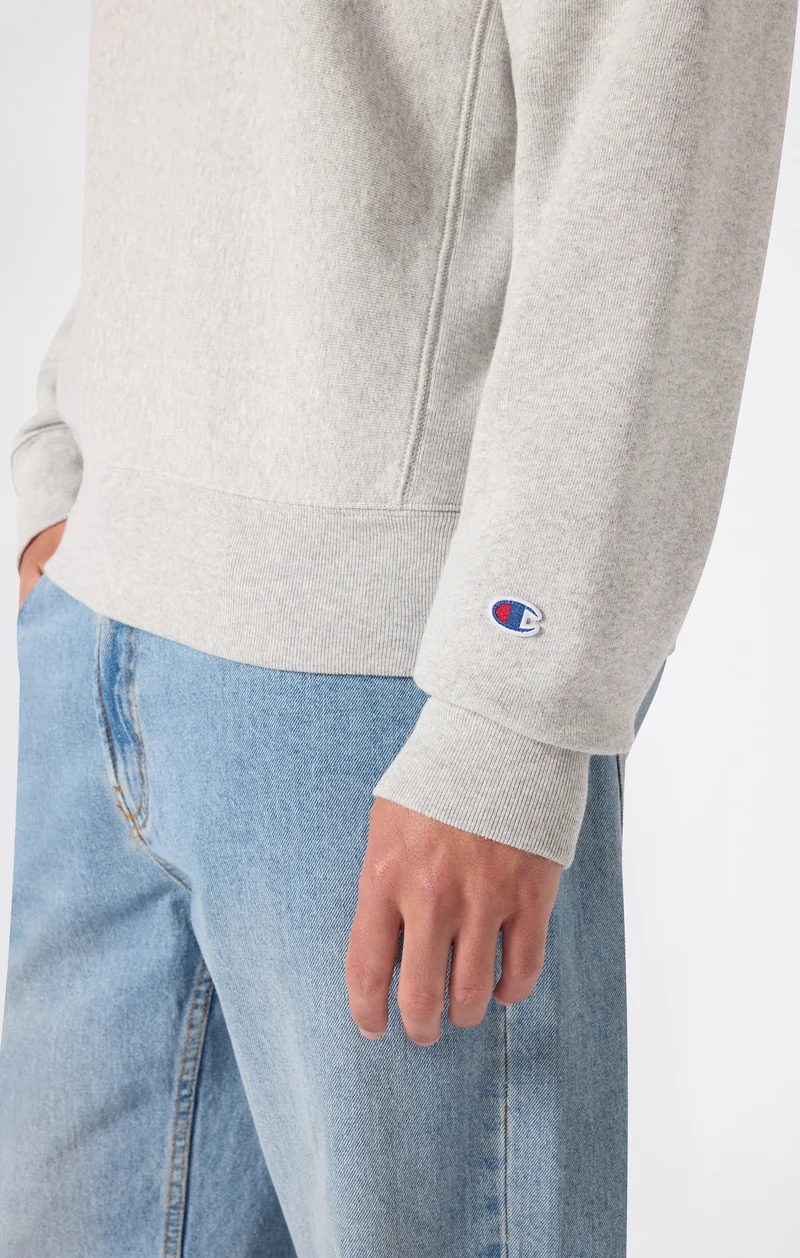 Men’s Reverse Weave Crewneck Sweatshirt with Brushed Interior