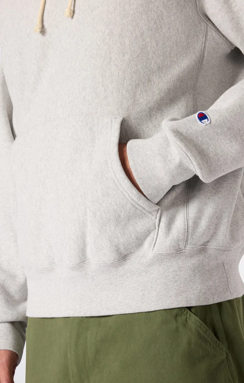Men’s Reverse Weave Hooded Sweatshirt with Brushed Interior