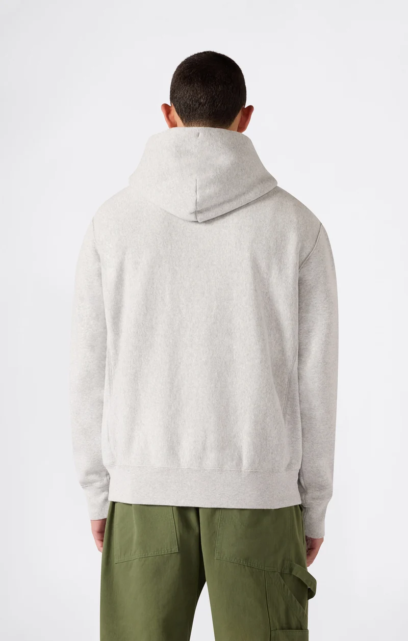 Men’s Reverse Weave Hooded Sweatshirt with Brushed Interior
