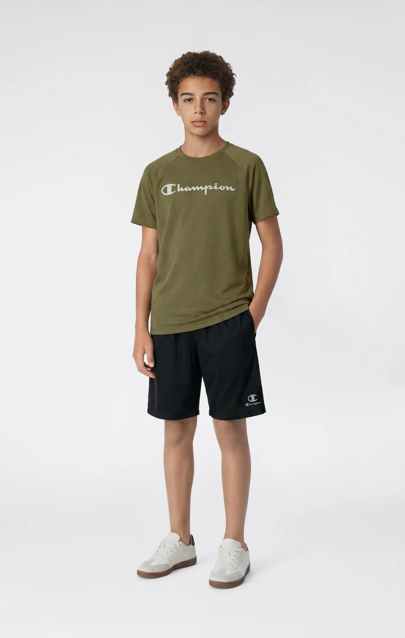 Boys’ Stretch Nylon Shorts with Side Pockets