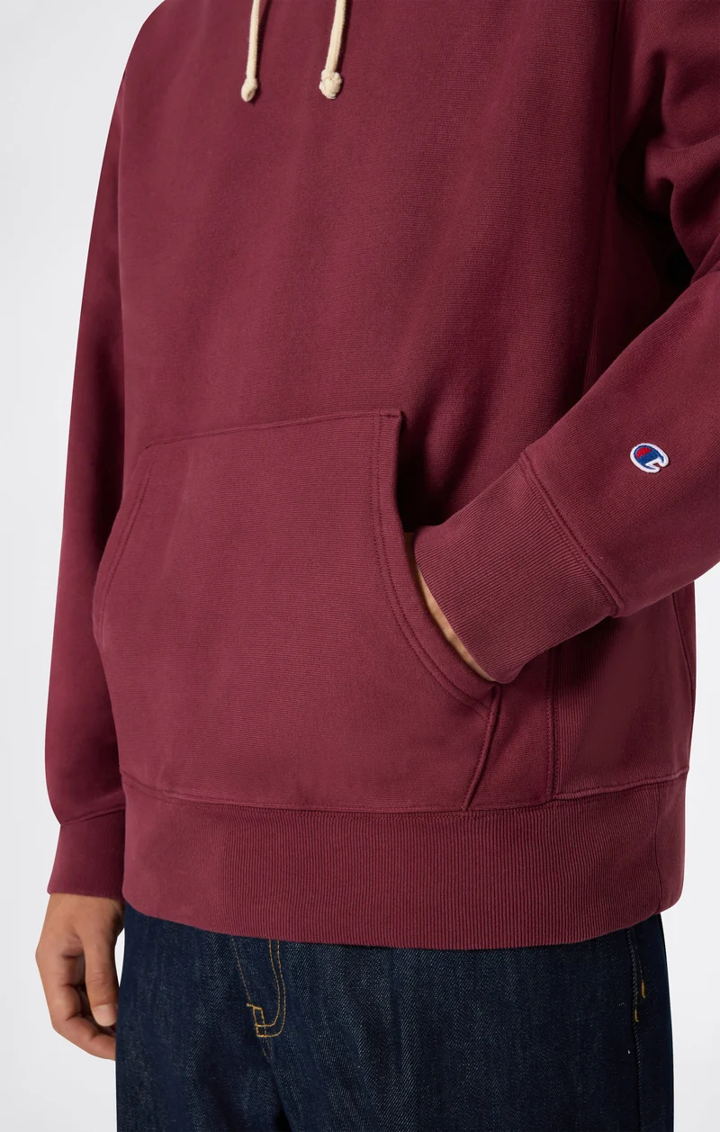 Men’s Reverse Weave Hooded Sweatshirt with Brushed Interior