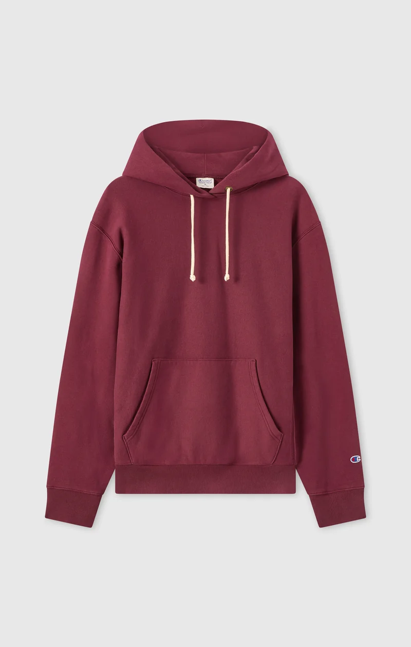 Men’s Reverse Weave Hooded Sweatshirt with Brushed Interior
