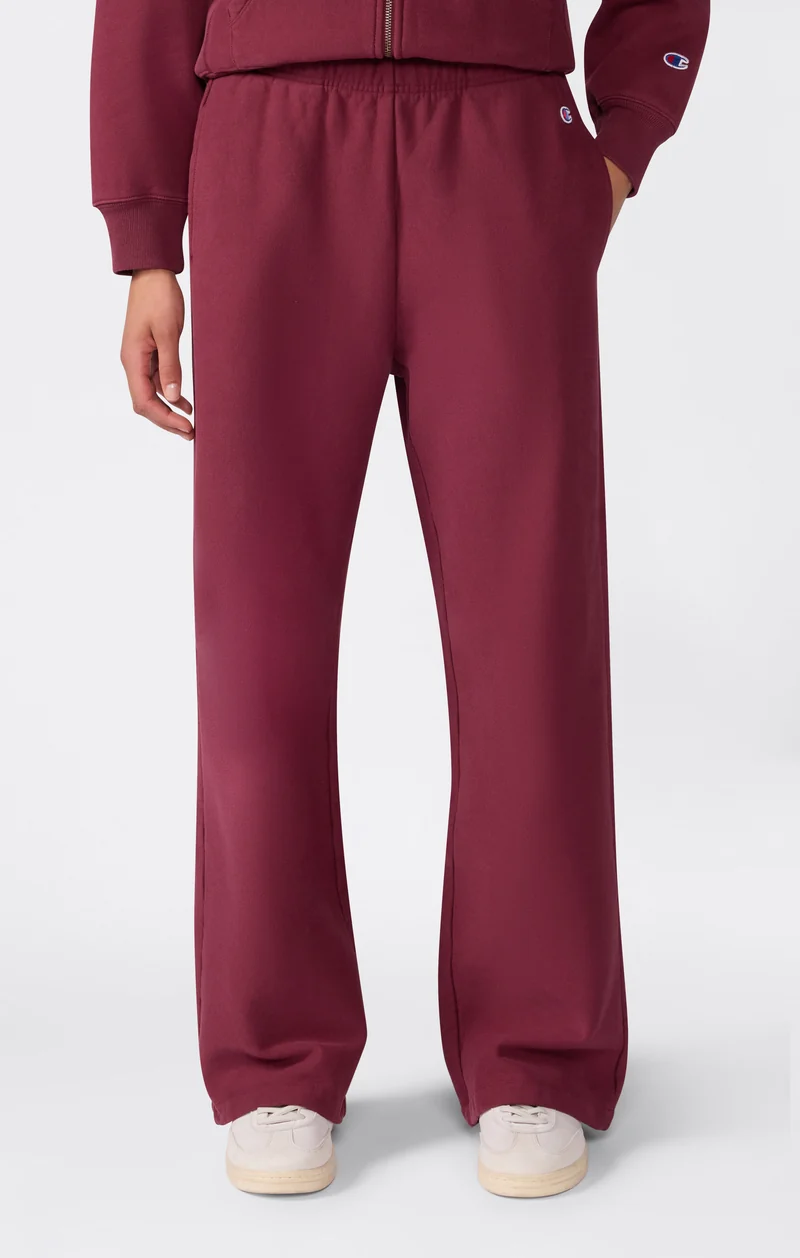 Women’s Reverse Weave Flare Trousers with Brushed Interior