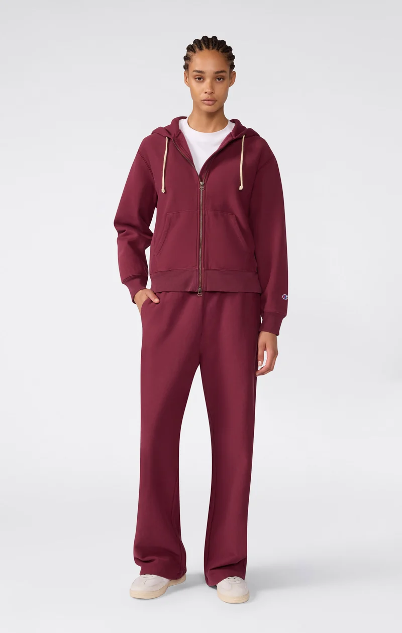 Women’s Reverse Weave Flare Trousers with Brushed Interior