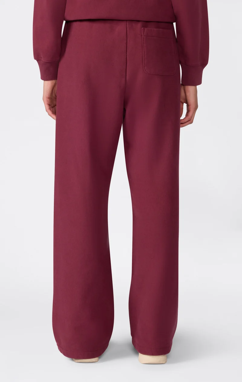 Women’s Reverse Weave Flare Trousers with Brushed Interior
