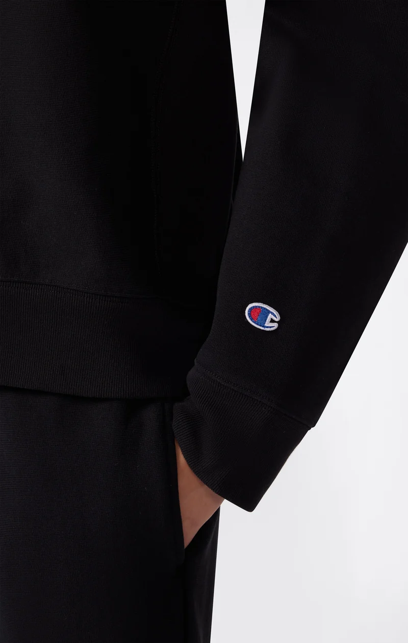 Women’s Reverse Weave Crop Half-Zip Sweatshirt with Brushed Interior