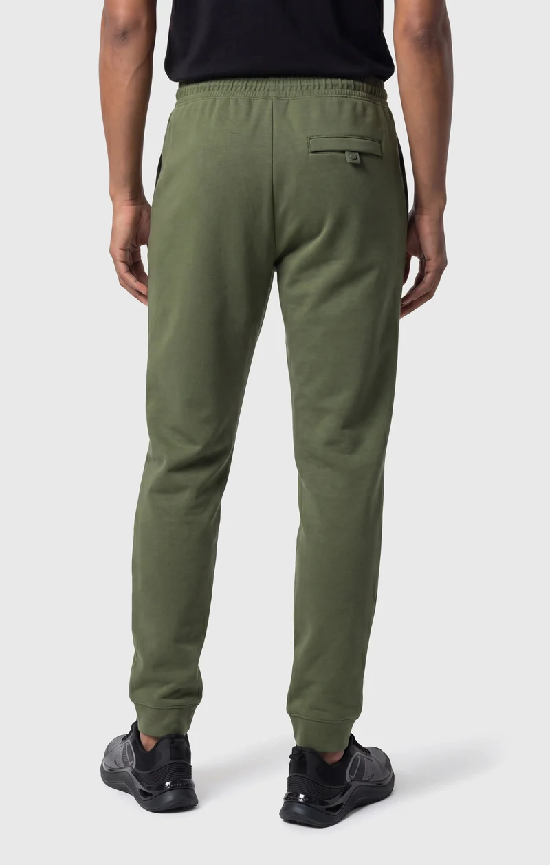 Women’s Trousers with Ribbed Cuffs in Stretch Interlock C-Tech