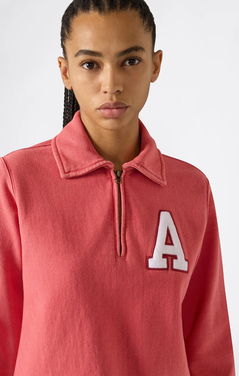 Women’s Reverse Weave Half Zip Sweatshirt Time Capsule