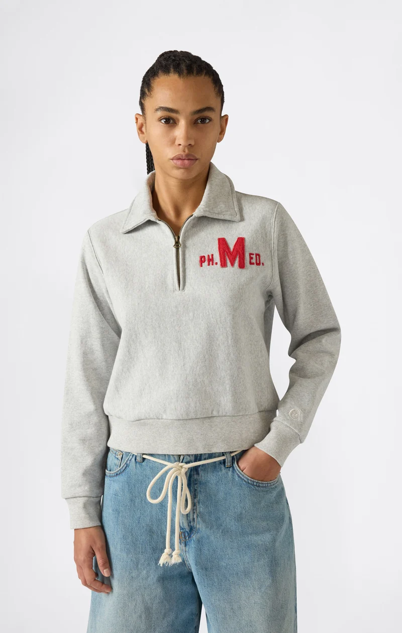 Women’s Reverse Weave Half Zip Sweatshirt Time Capsule
