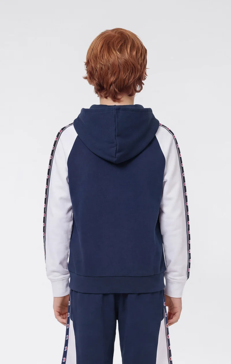 Boys’ Hooded Sweatshirt with C-Logo Tape