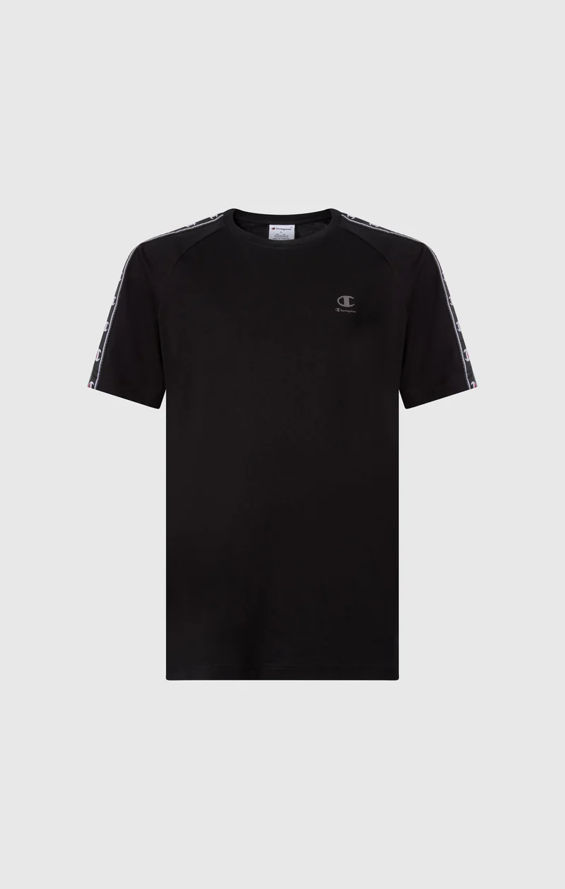 Boys’ Crewneck T-Shirt with Tape Logo