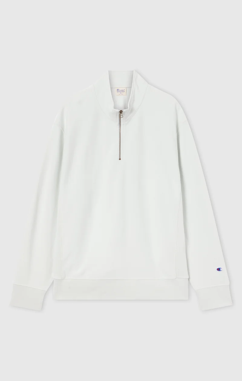 Men’s Reverse Weave Half-Zip Sweatshirt with Brushed Interior