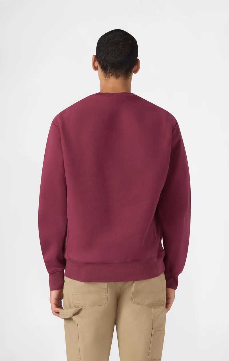 Men’s Reverse Weave Crewneck Sweatshirt with Brushed Interior