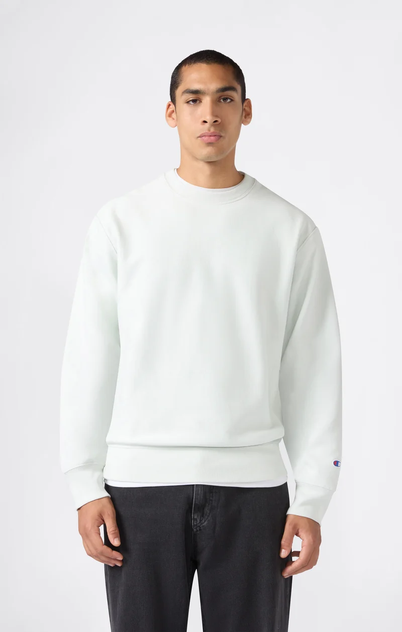 Men’s Reverse Weave Crewneck Sweatshirt with Brushed Interior