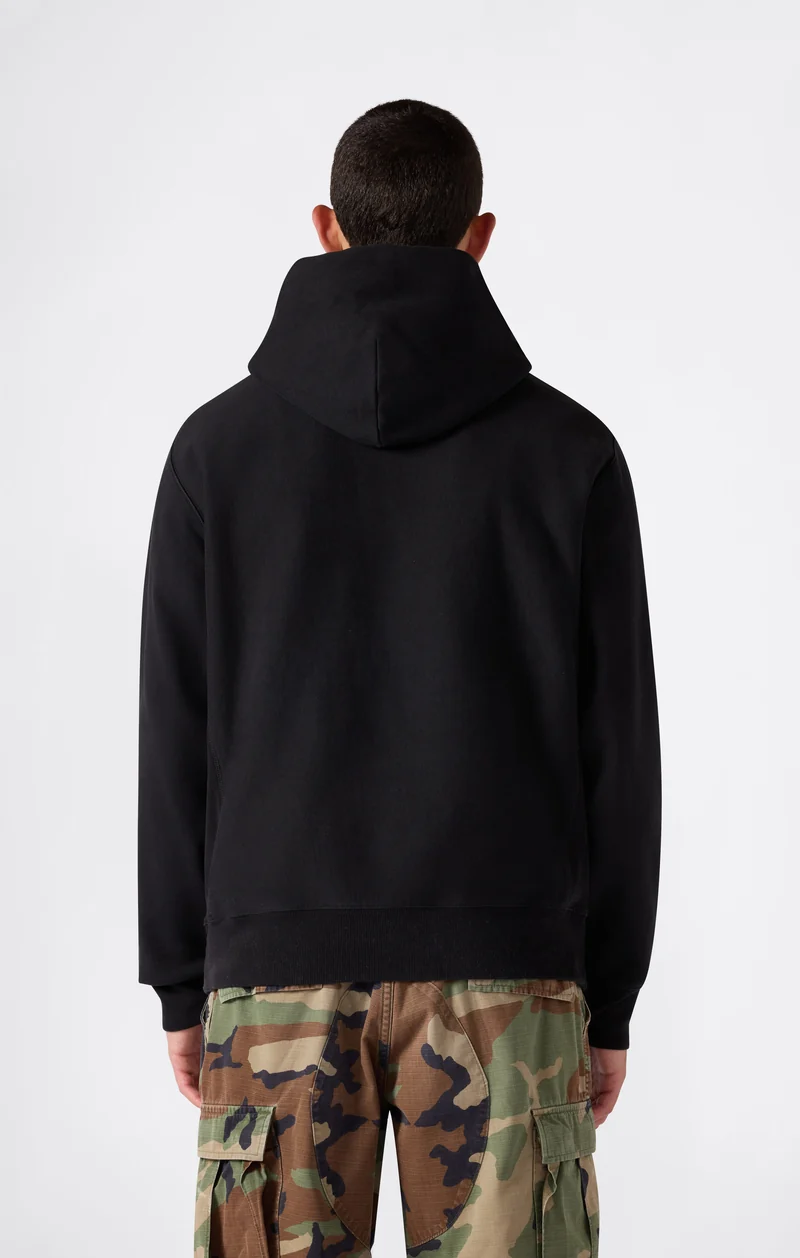 Men’s Reverse Weave Hooded Sweatshirt with Brushed Interior