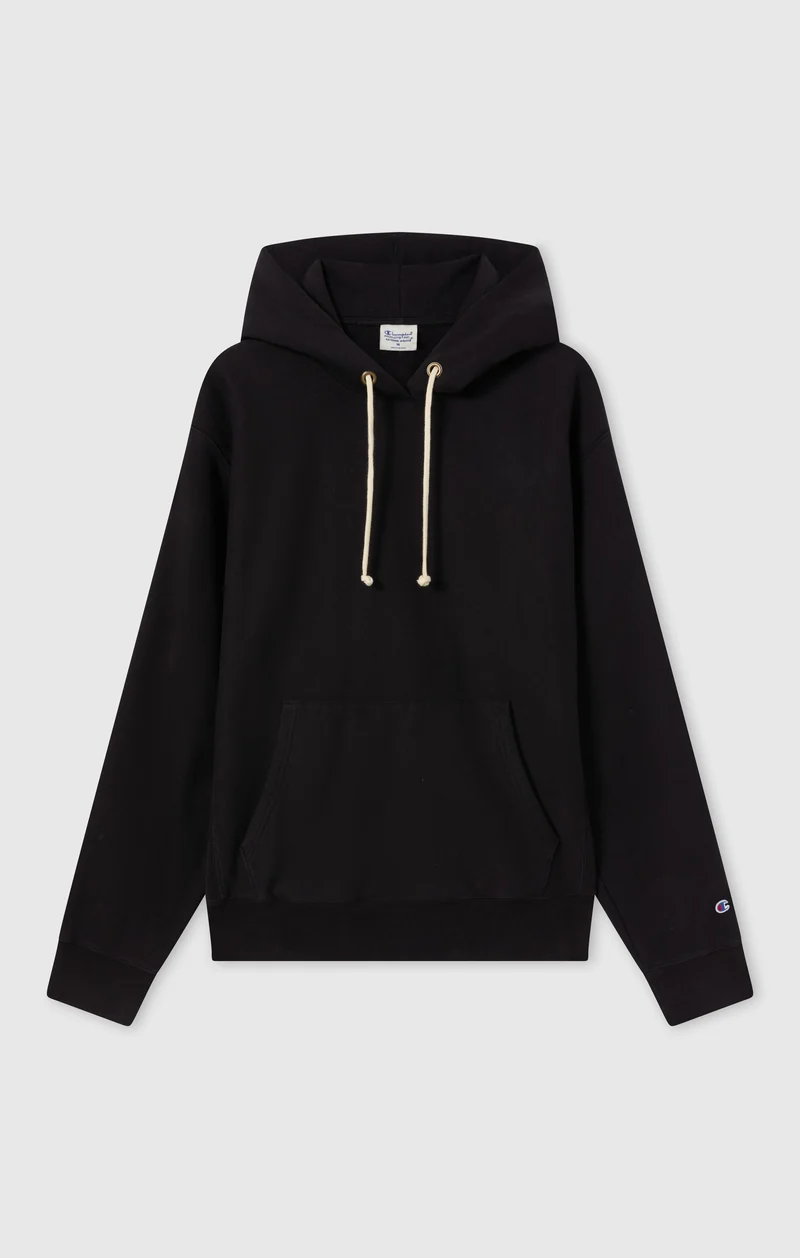 Men’s Reverse Weave Hooded Sweatshirt with Brushed Interior