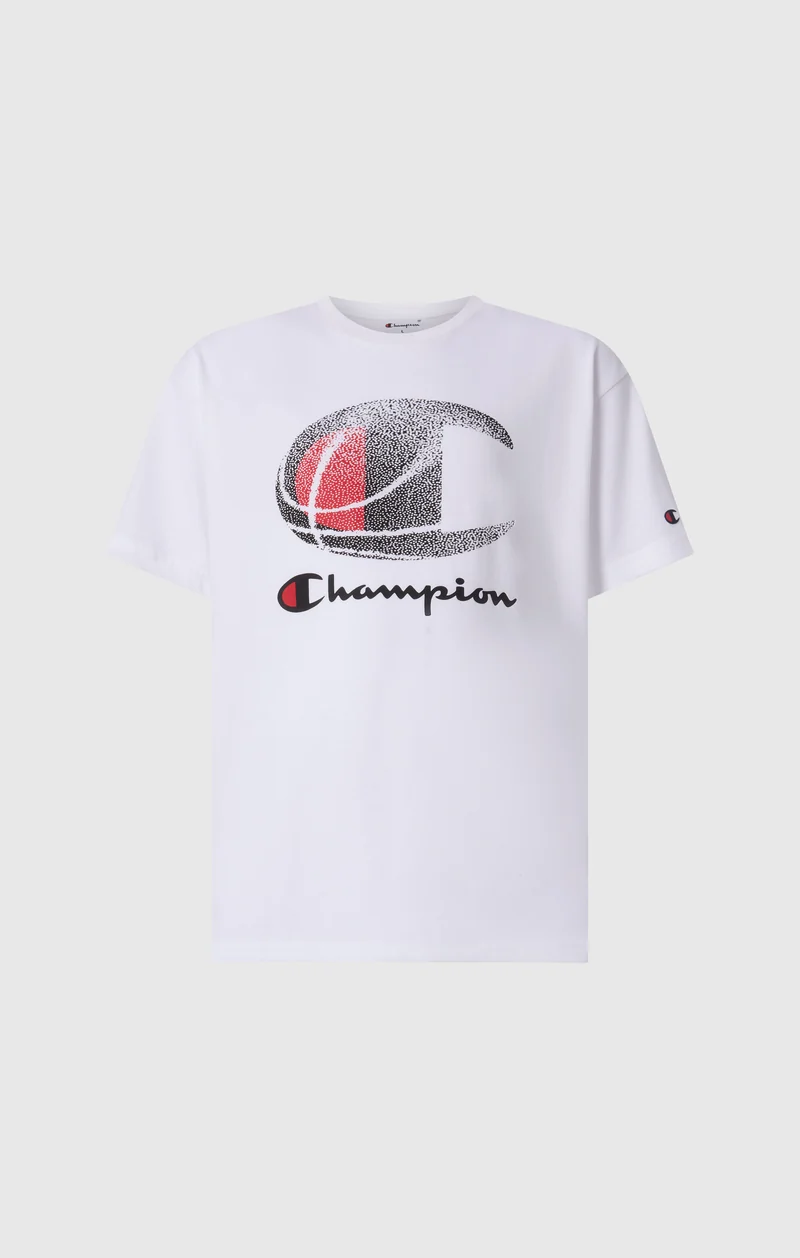 Boys' Crew Neck T-Shirt with Graphic Logo