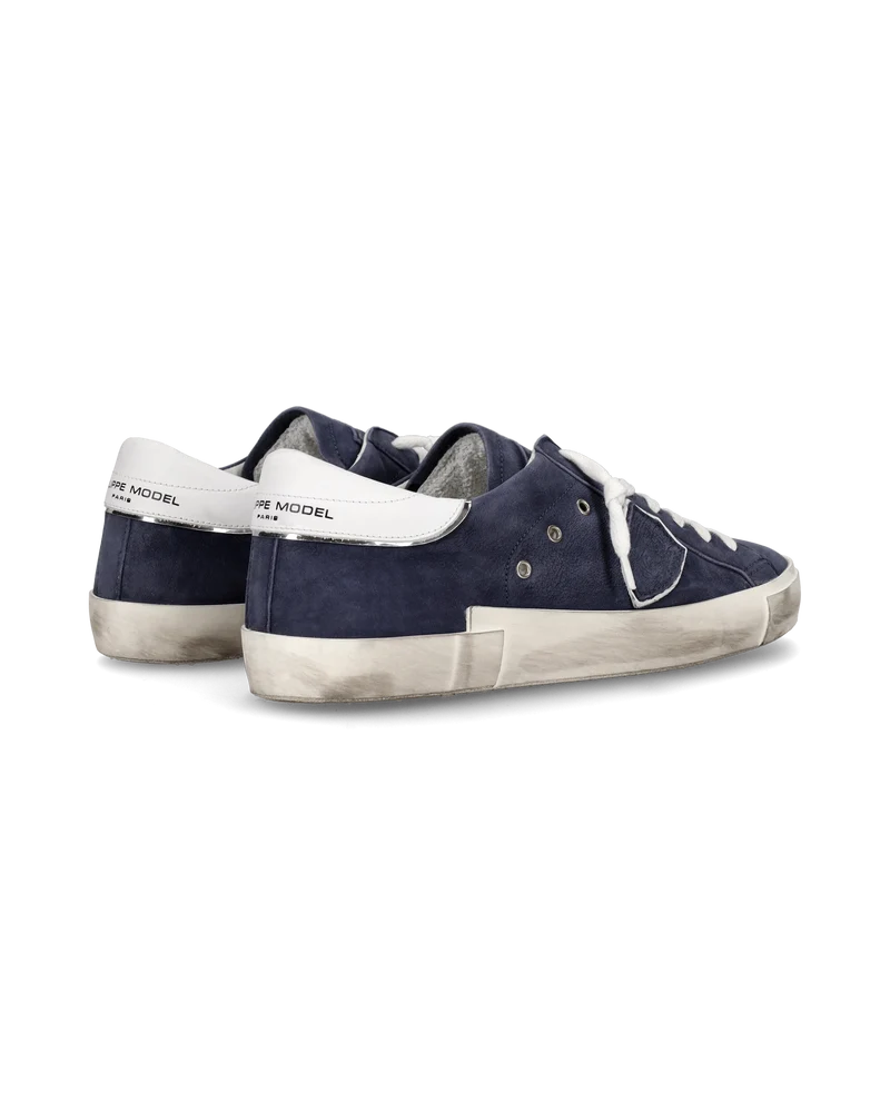 Men's low top Prsx tennis Sneakers, Blue