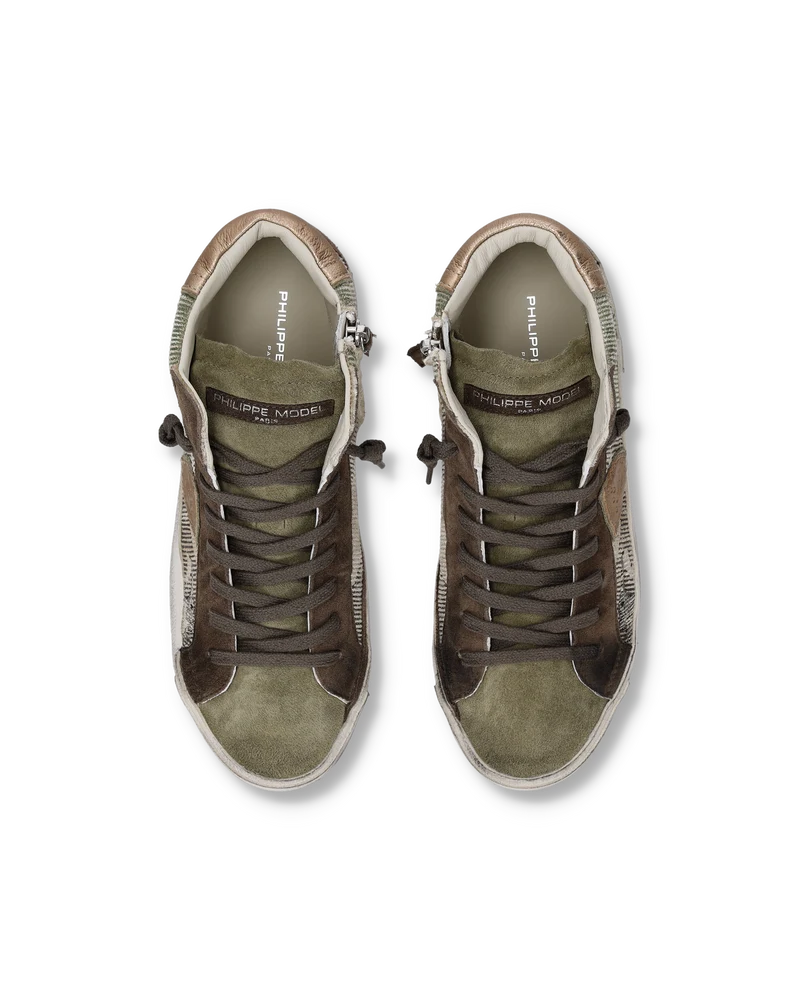 Sneakers Prsx Tennis Women, Olive Green Brown