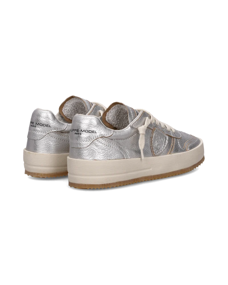 Sneakers Nice Tennis Women, Silver