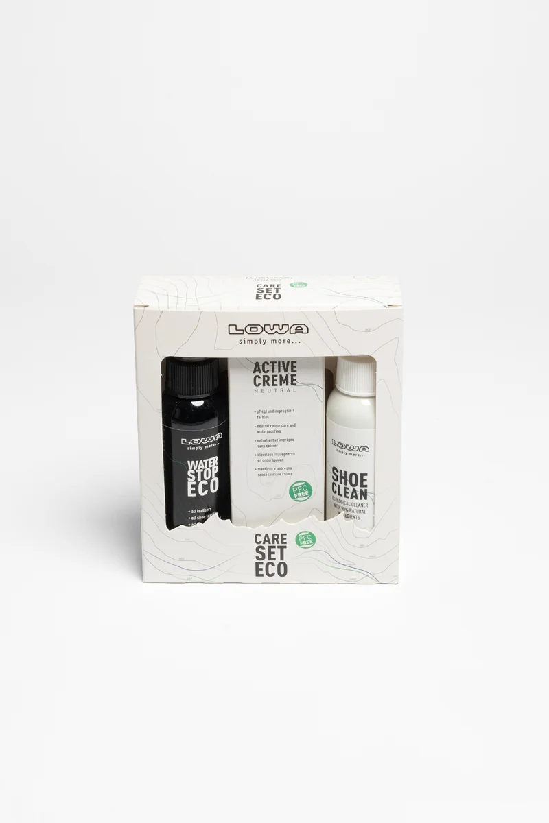 Care Set Eco Farbneutral mit Water Stop Eco + Active Creme + Shoe Clean