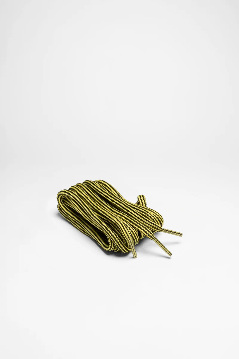 Schuhband extra dick (Gelb/Schwarz)