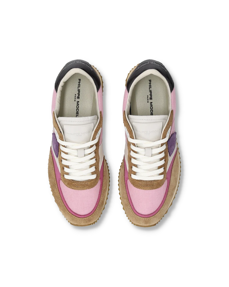 Sneakers Blville Women, Fuchsia Beige Pink