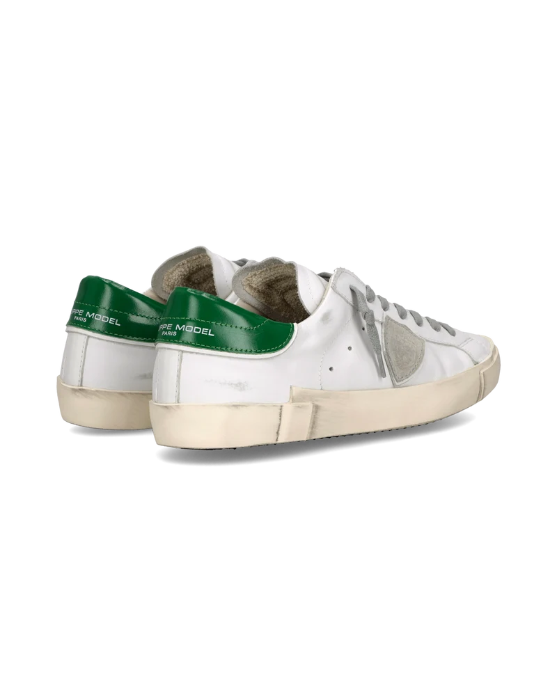 Sneakers Prsx Men, White Bottle Green
