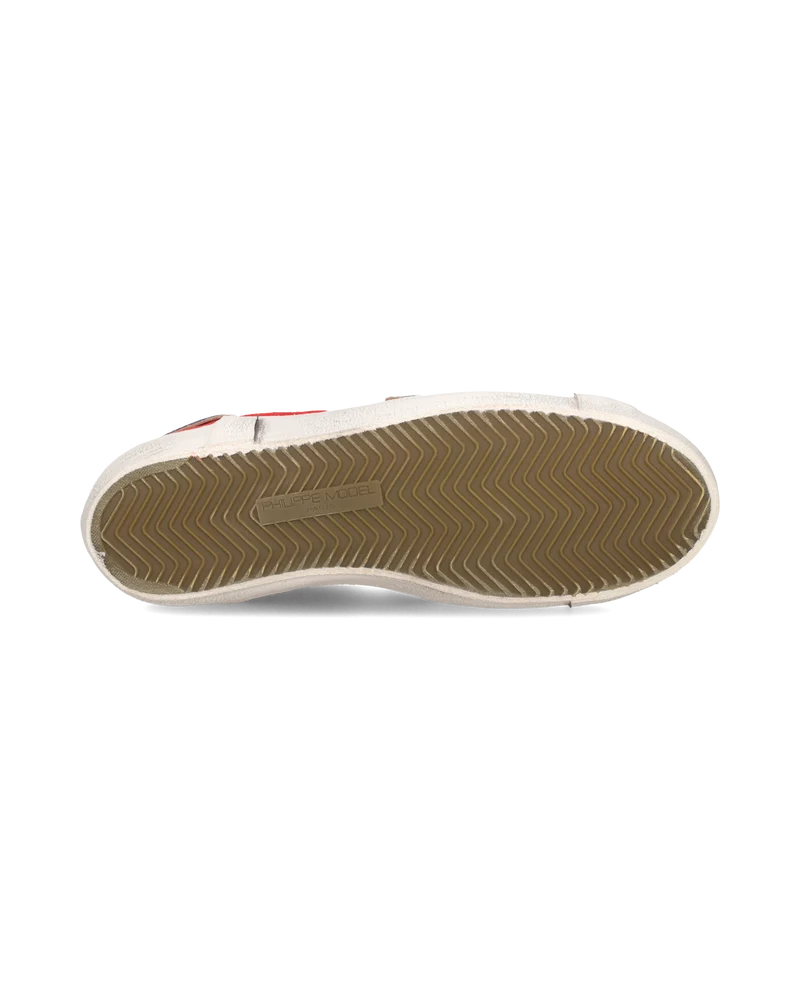 Sneakers Prsx Men, Red Grey