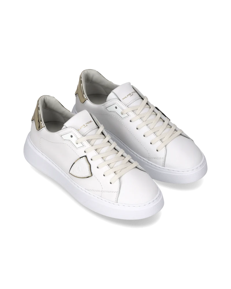 Sneakers Temple Women, White Gold