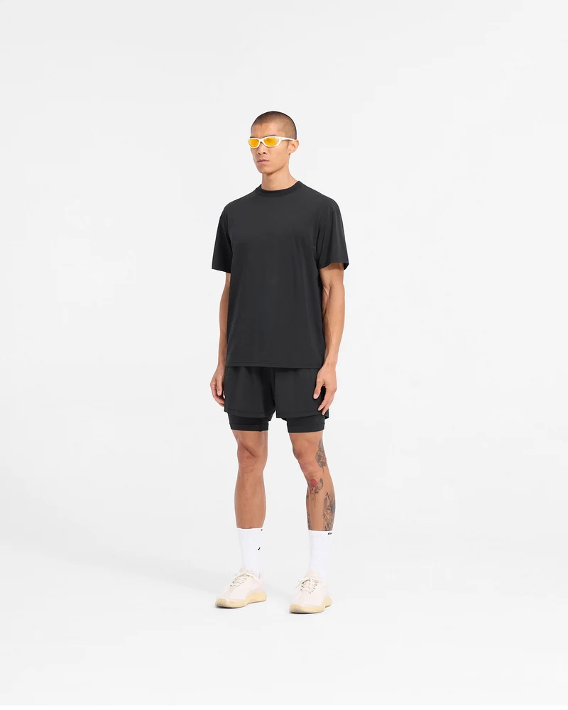 247 DNA Oversized T-Shirt - Jet Black