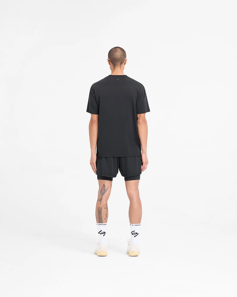 247 DNA Oversized T-Shirt - Jet Black