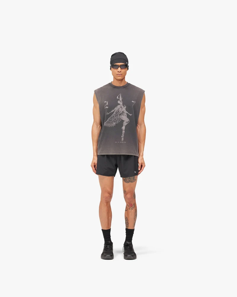 247 Fallen Angel Tank - Vintage Black