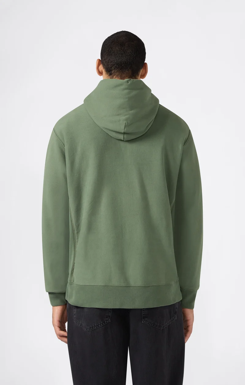 Men’s Reverse Weave Hooded Sweatshirt with Brushed Interior