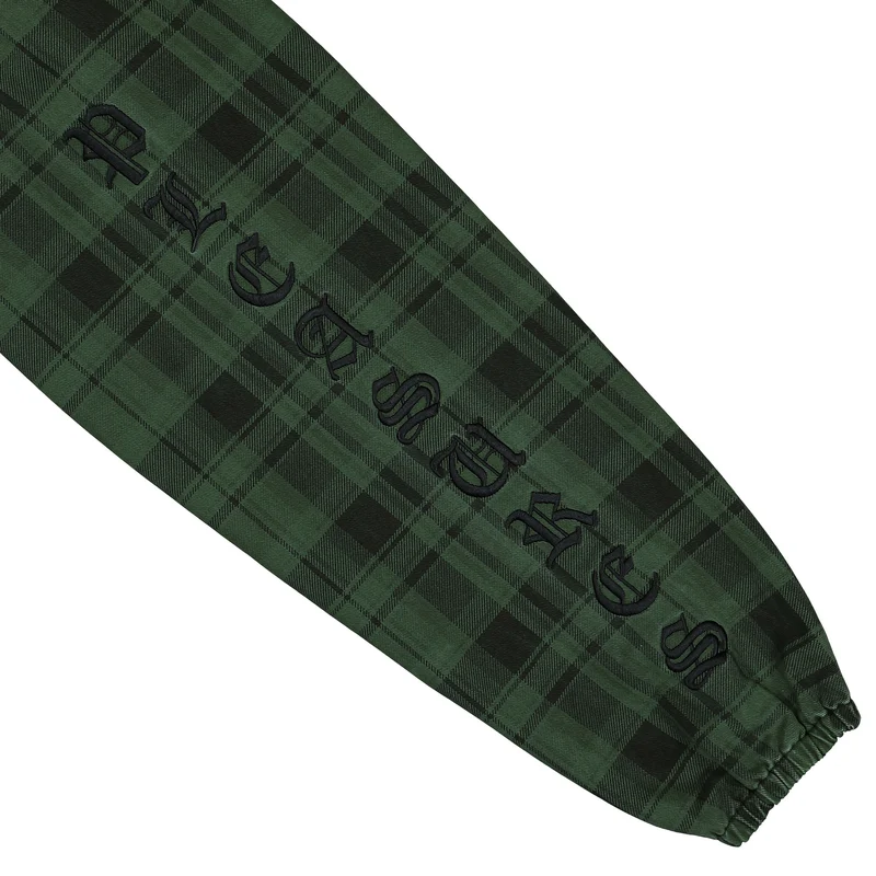 Dedicate Plaid Zip Poncho