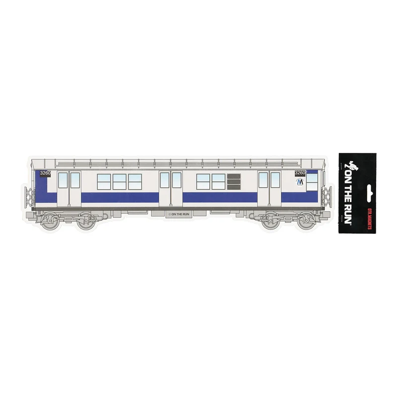 magnet new york subway xl silver