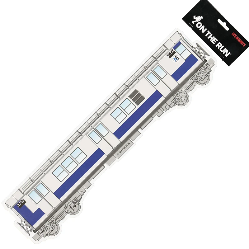 magnet new york subway xl silver